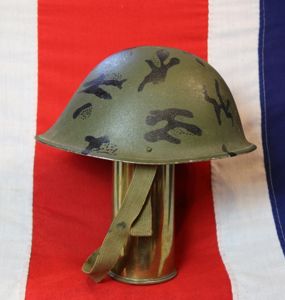 A British 1944 Pattern 'D-Day' Combat Helmet. MKIII Designed in …