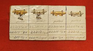 An Extraordinarily Rare Piece of Earliest Aeronautica, Airship Zeppelin 'Sample …