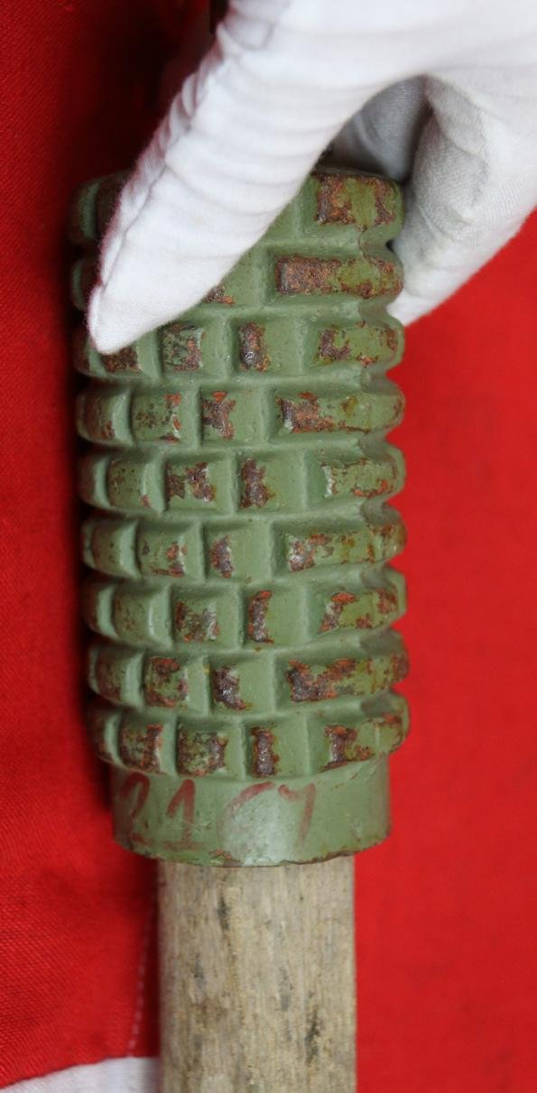 Deactivated Original Yugoslavian Stake Mine PMR-2A Anti-Personnel Mine. From the Bosnian War With Original UMNP-1V Fuse — image 7