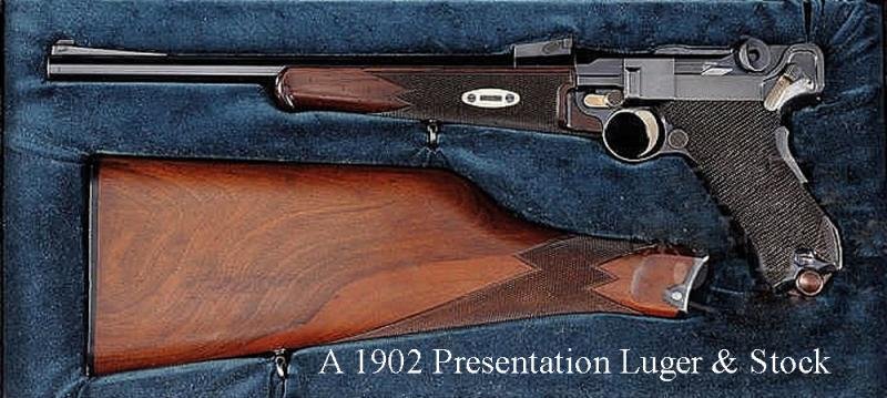 A Beautiful Quality 'Commercial' Walnut Gunstock For an Imperial German Luger Semi Auto Pistol, Likely the Long Barrel Navy or Artillery Luger. These Luger Accessories Are Now Pretty Rare & Turn Up Most Infrequently. — image 3