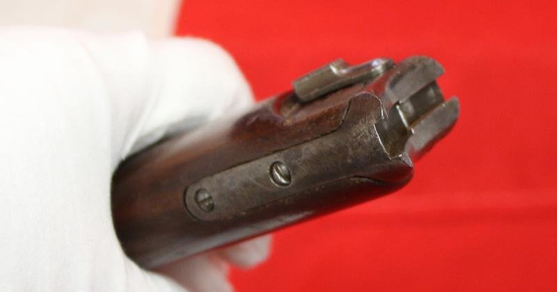 A Beautiful Quality 'Commercial' Walnut Gunstock For an Imperial German Luger Semi Auto Pistol, Likely the Long Barrel Navy or Artillery Luger. These Luger Accessories Are Now Pretty Rare & Turn Up Most Infrequently. — image 4