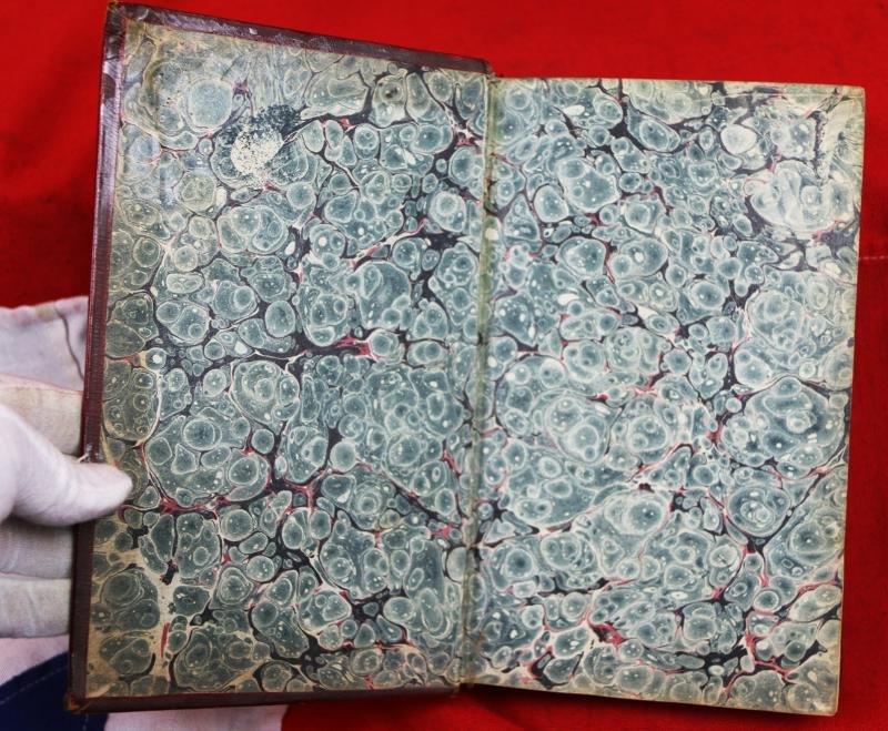 A Rare Admiralty Publication of A List of the Flag Officers and Other Commissioned Officers of His Majesty's Fleet In 1st January 1818. Printed By S Brooke, Paternoster Row, London. Superbly Bound In Red Morocco Leather With Gold Titling — image 7