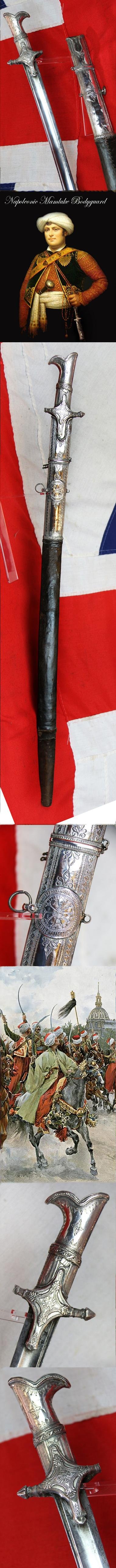 A Rare & Beautiful, French, Napoleonic Wars Era, Consular Guard, Then, Imperial Guard, Silver Mounted Sword. A 'Sabre d'Officier Superieur a Monture a L'Orientale', With French Napoleonic Nationale Maker Inscription, Coulaux et Cie, Circa 1801 — image 10