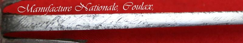 A Rare & Beautiful, French, Napoleonic Wars Era, Consular Guard, Then, Imperial Guard, Silver Mounted Sword. A 'Sabre d'Officier Superieur a Monture a L'Orientale', With French Napoleonic Nationale Maker Inscription, Coulaux et Cie, Circa 1801 — image 6