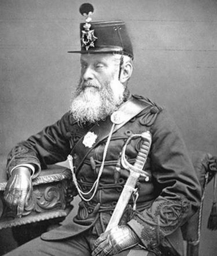 A Superb & Excellent Condition Mid Victorian Infantry Shako Service Cap, Pierced Centre, Double Crowned, With Lion Centre. General Service Shako Helmet Plate & And Rarely, Complete & Original, Leather Chin Strap — image 8