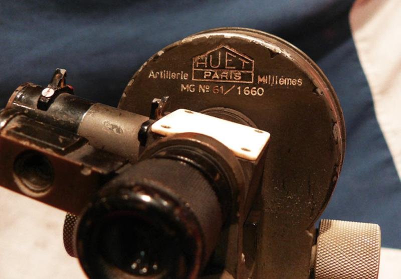 A Most Scarce French WW1 Military Theodolite Manufactured by M G Huet of Paris. 61/1660 Artillerie Milliemes — image 3