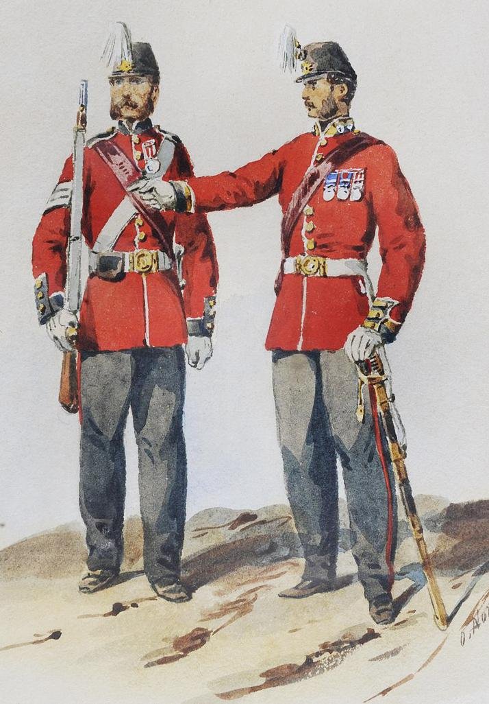 A Very Good Victorian 2nd Foot Quilted Pattern Shako Plate c. 1861-69. — image 3