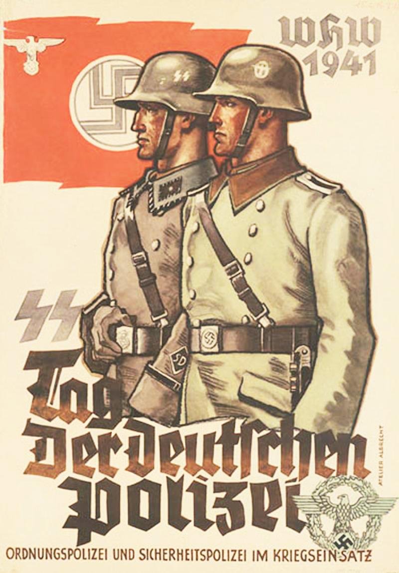 A Very Fine, Section Marked, S.D., WW2 German Polizei Dagger. by Holler. One of Two Polizei Daggers Just Arrived But Sold Seperately. — image 10