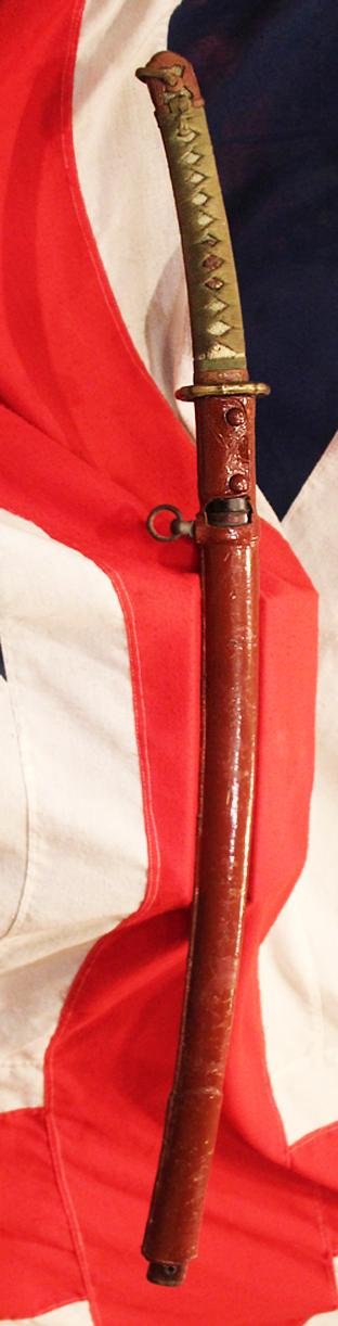 A Superb Nagamaki Naoshi 'Uno Kubi Zukuri' Bladed 500 Year Old Koto Era Samurai Sword Signed Kanesada Saku of Seki Dated 1521, Last Used and Surrendered In 1945 — image 2