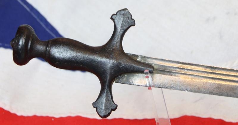 Historical 17th-18th Century Indian Tulwar Sword From the Siege and Relief Of Lucknow. Battle Trophy of Irish Captain Of the 32nd Foot, Capt. H.G.Browne From a Collection Swords From The Battles & Defence. Sword With Dozens Of Hand To Hand Combat Cuts — image 5