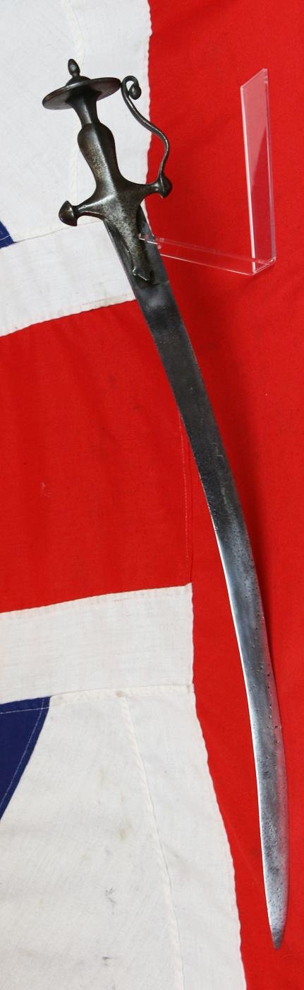 Historical 17th-18th Century Indian Tulwar Sword From the Siege and Relief Of Lucknow. Battle Trophy of Irish Captain Of the 32nd Foot, Capt. H.G.Browne V.C. From His Collection of Swords From The Battles & Defence. — image 6