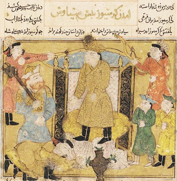 A Fine Antique Indo-Persian Ceromonial 'Mace of Rostam' the Bull's Head Mace — image 6