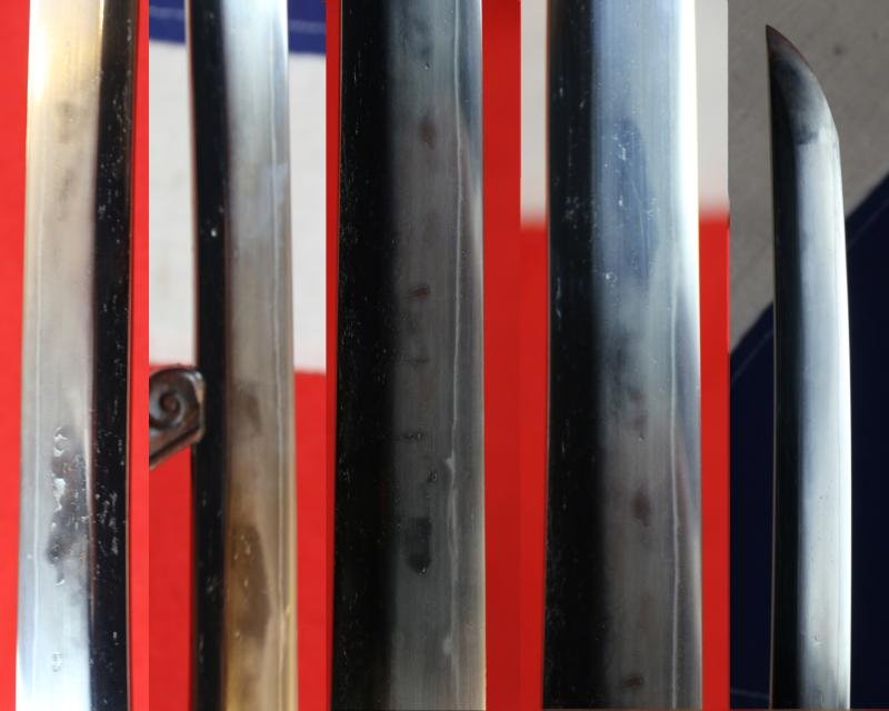 A Koto Period Signed Kiyomitsu Chisa Katana With Original Edo Period Mounts & Saya With The Toyatomi Clan & Imperial Kiri Kamon — image 7