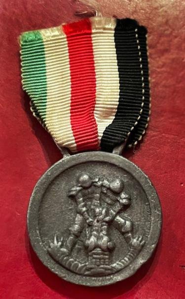 Germany - Third Reich: Italo-German African Campaign Medal in Zinc Italo-German Operations in North Africa 1942 1943 by De Marchis & Lorioli — image 2