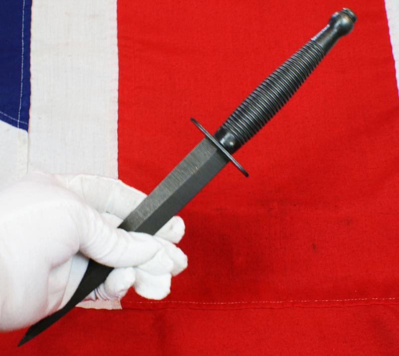 Falklands To Gulf War Period Commando FS Knife. Traditional Wilkinson Third Pattern. A Most Interesting Collectors Item In Very Good Condition No Maker Marks — image 2