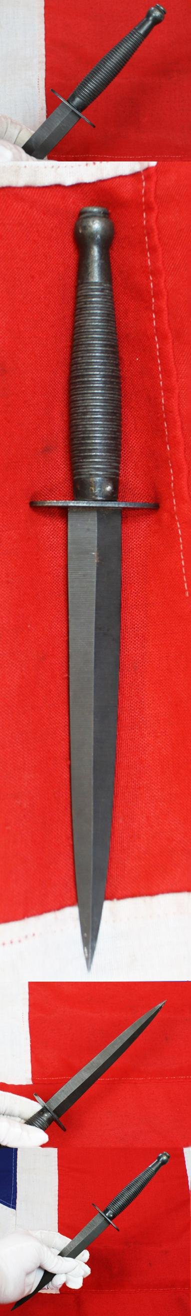 Falklands To Gulf War Period Commando FS Knife. Traditional Wilkinson Third Pattern. A Most Interesting Collectors Item In Very Good Condition No Maker Marks — image 4