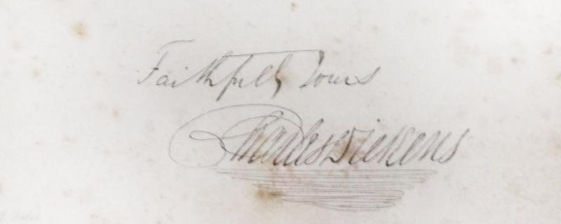 An Absolutely Beautiful Antiquarian Dickens 1st Edition, The Life And Adventures Of Nicholas Nickleby; With Illustrations by 'Phiz.' Frontispiece After a Portrait Painted by Daniel Maclise, With Faithfully Yours, Charles Dickens Beneath — image 6