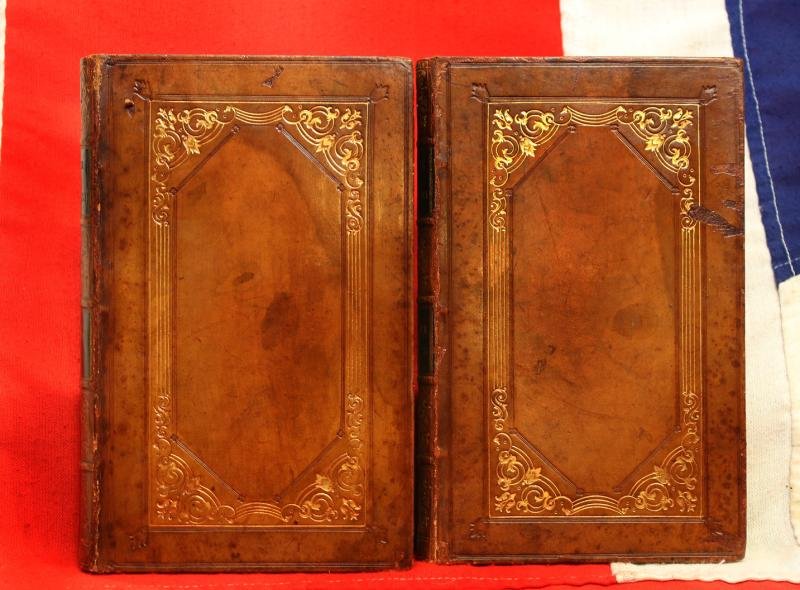 Trollope 1st Edition a Summer in Brittany 2 Vols. 1840 Beautifully Fully Bound in Fine Calf with Gilt Decoration 10 Etched Plates by A. Hervieu, Presented to Colonel Lord Brownlow Thomas Montagu Cecil {Colonel of the Scots Guards} — image 6
