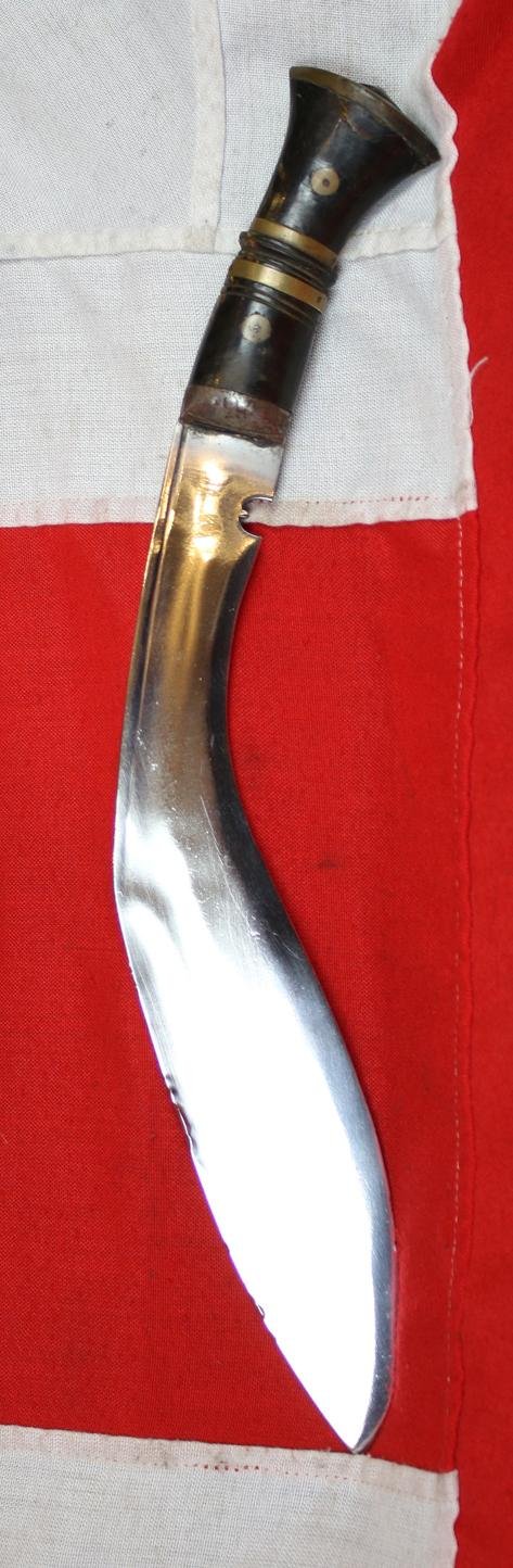 A Superb WW2 Ghurkha's Kukri Combat Knife 'Ayo Gorkali' The Gurkha Battle Call 'The Gurkhas Are Coming!' Field Marshall Manekshaw once said, ' If someone says he does not fear death, then he is either telling a lie or he is a Gurkha'. — image 4