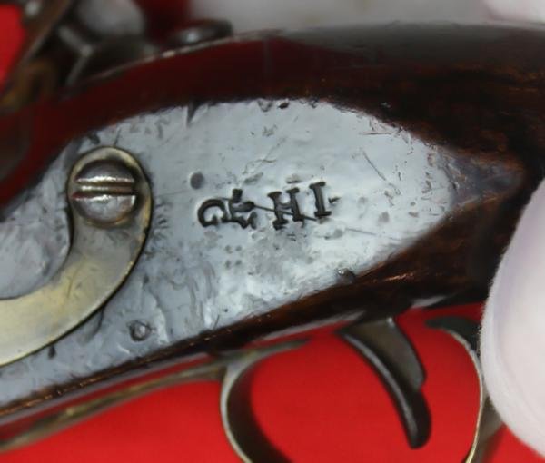 A Fine 1802 Tower of London New Land Pattern 'G.R.Crown' Lock Napoleonic Wars Light Dragoon Trooper's Flintlock Pistol. Used From The Peninsular War To The Battle of Waterloo Period. — image 5