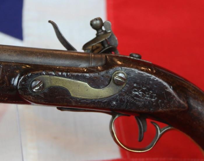 A Fine 1802 Tower of London New Land Pattern 'G.R.Crown' Lock Napoleonic Wars Light Dragoon Trooper's Flintlock Pistol. Used From The Peninsular War To The Battle of Waterloo Period. — image 6