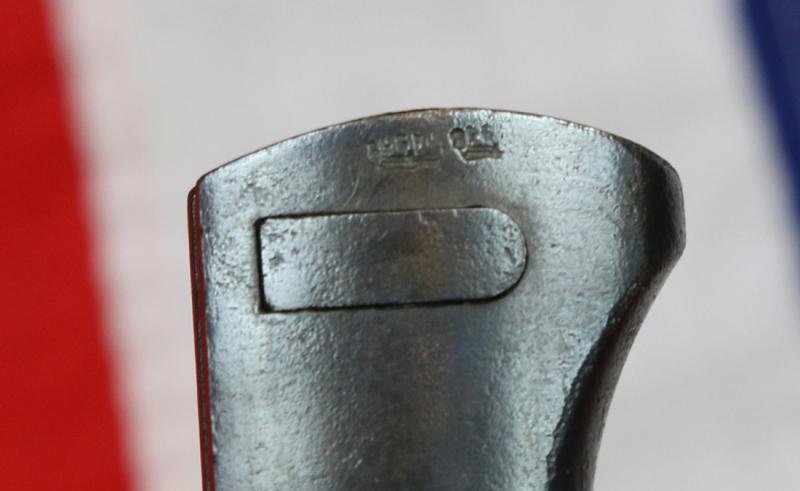 A Good German Third Reich Issue Karabinier Kurz Mauser K98k Seitengewehr 84/98. German Kar98k Rifle Bayonet. Fully Blued Finish — image 3