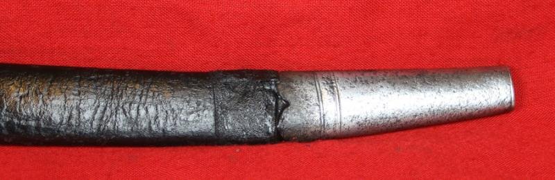 Fabulous, Historical Service Issue 1856-8 Two Band Enfield Yataghan Sword Bayonet Used With P1853 Enfield Rifles In The Indian Mutiny, The Opium War in China, The American Civil War, 1861-65 & The Japanese Boshin War & The Satsuma Rebellion — image 5