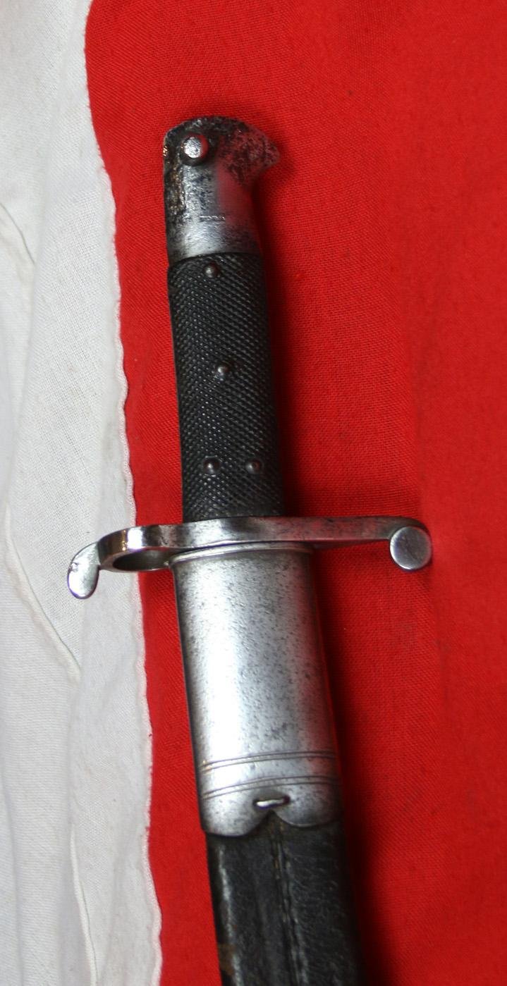 Fabulous, Historical Service Issue 1856-8 Two Band Enfield Yataghan Sword Bayonet Used With P1853 Enfield Rifles In The Indian Mutiny, The Opium War in China, The American Civil War, 1861-65 & The Japanese Boshin War & The Satsuma Rebellion — image 6