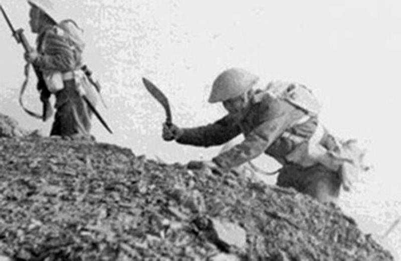 A WW1 & WW2 Gurkha's Kukri Combat Knife 'Ayo Gorkali' The Gurkha Battle Call 'The Gurkhas Are Coming!' Field Marshall Manekshaw once said, ' If someone says he does not fear death, then he is either telling a lie or he is a Gurkha — image 10