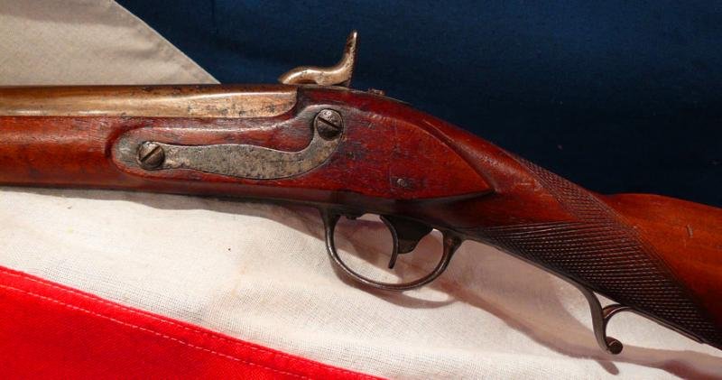 A Scarce US Civil War Service 1817 Model US Army Rifle, Dated 1826, Percussion Conversion For American The Civil War — image 2