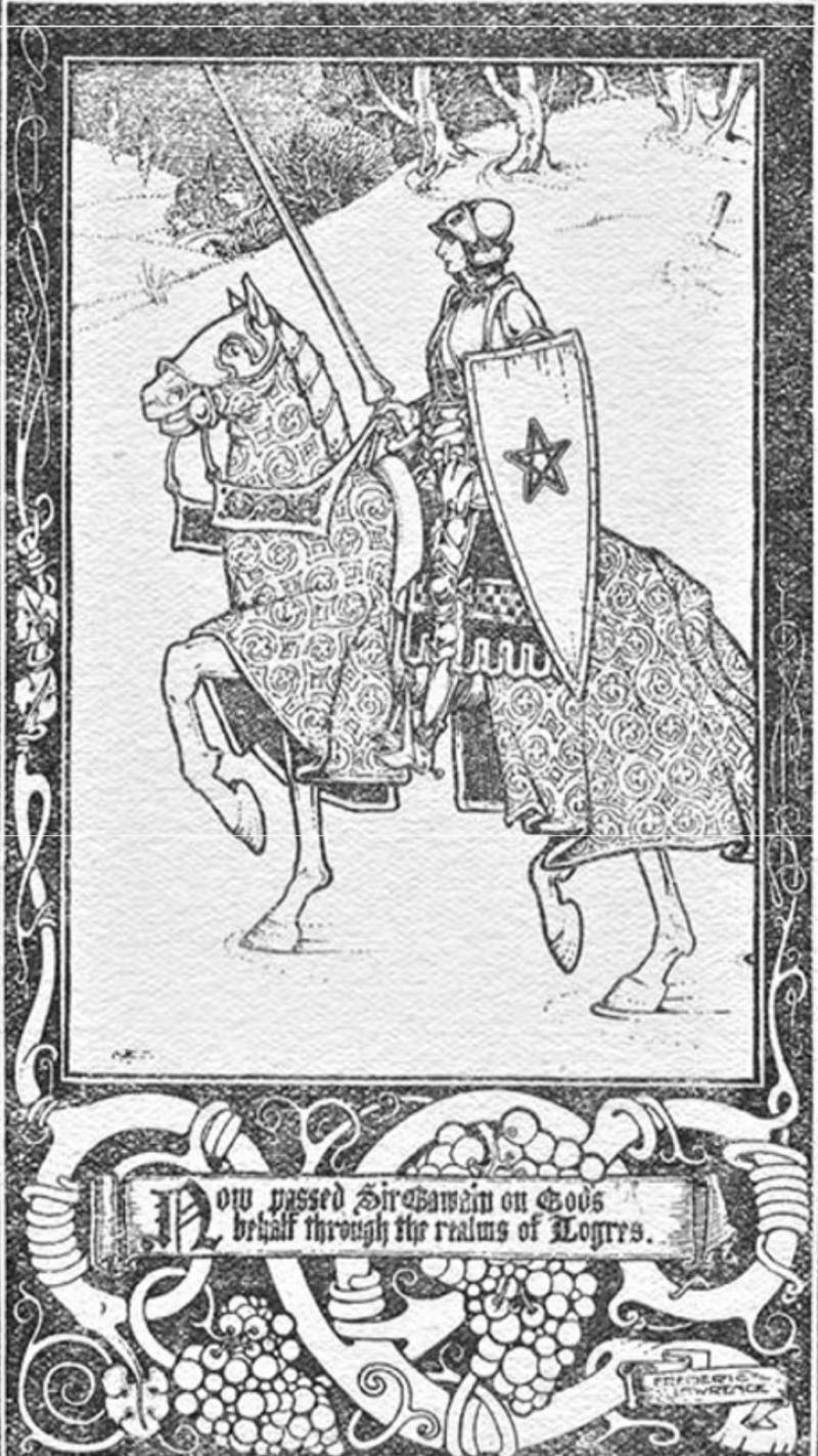 Original & Rare Ancient 1300's Mystical Pentagram Bronze Knightly Ring, From The Wars in France At Poitiers And Crecy, & The Time of The Poem Sir Gawain & The Green Knight. The Pentangle Symbolised The Power To Ward Off Demons