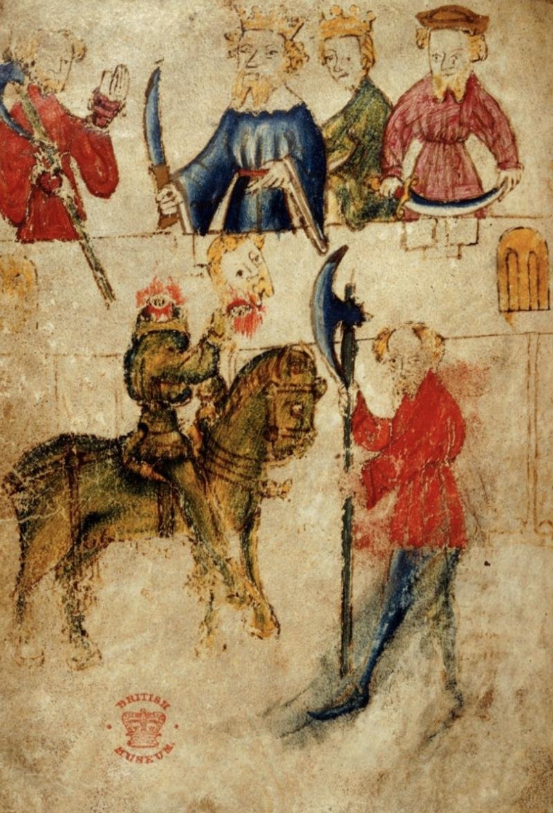 Original & Rare Ancient 1300's Mystical Pentagram Bronze Knightly Ring, From The Wars in France At Poitiers And Crecy, & The Time of The Poem Sir Gawain & The Green Knight. The Pentangle Symbolised The Power To Ward Off Demons — image 2