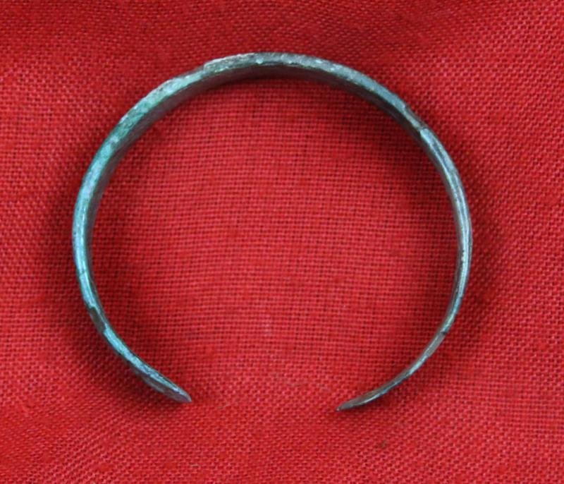 A Most Fine Original Copper-Bronze Imperial Roman Legionary's Military Bravery Award Armilla, {Bracelet} Awarded for Military Gallantry Around 1700 Years Old — image 3