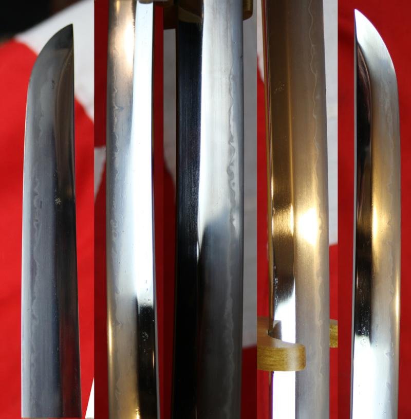 A Most Fine and Impressive Samurai Horseman's Handachi Katana. Shinto Period From the 1600's Around 400 Years Old. Semi Tachi Mounted. Dressed in a Full Suite Of Matching Original Edo Koshirae. Designed To Be Worn & Used In Combat Upon Horseback — image 5