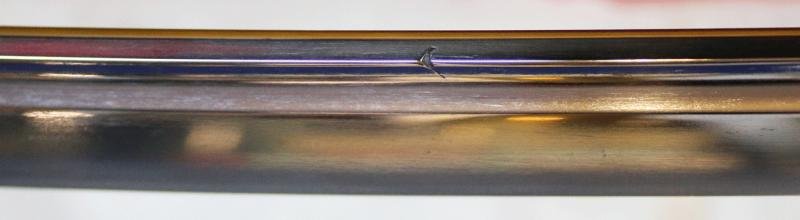 A Stunning, Early, Signed Munemitsu, Bizen School Koto Blade Katana With Hi Circa 1480. A Most Beautiful And Incredibly Elegant Ancient Samurai Sword By a Master Smith Of the 15th Century, Of The Reign Of The Emperor Go-Tsuchimikado (後土御門天皇) — image 4