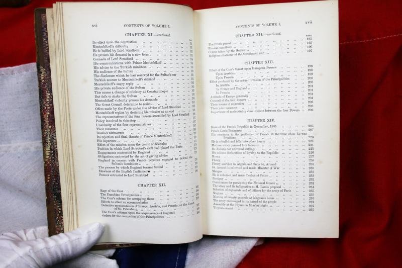 A Superb Original Set Of Beautifully Leather Bound, Famous Historical Accounts Of The Crimean War By Kinglake, Alexander William. The Invasion of the Crimea: Its Origin, and an Account of its Progress to the Death of Lord Raglan. Including Ist Editions — image 4