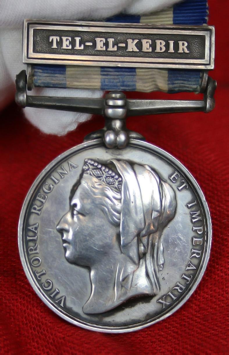 Pair Of Medals From the 1882 Tel-el-Kabir Campaign. Awarded To An Officer of The Royal Fusiliers — image 4
