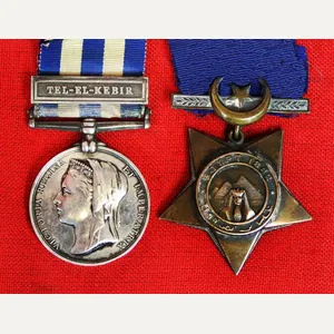 Pair Of Medals From the 1882 Tel-el-Kabir Campaign. Awarded To …