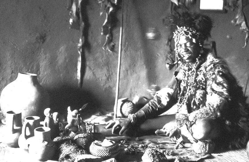 African Songye Power Fetish Nkishi Figure Bound With With Numerous Sacred Medicine Bundles To Aid Contact The Spirit World Congo, Africa — image 7