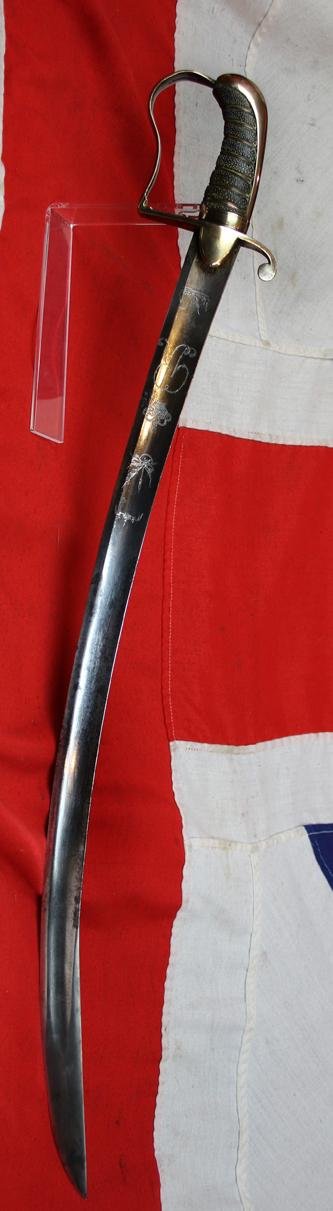 A Superbly Beautiful Peninsular And Waterloo Service 1796 Light Dragoon Officer's Sabre 7th {the Queen's Own} Light Dragoons {Hussars} of Captain Peter Augustus Hayliger. They 'Charged' Between 12 to 14 Times At Waterloo, & Captured Marshal de Logis — image 2
