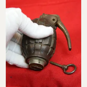 An Original, Inert, WW2 Service Issue British 'Mills Bomb' Grenade. …