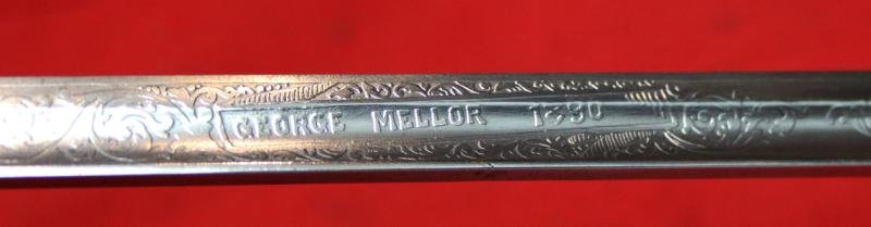 A Most Interesting & Rare, Antique, 19th Century, American Presentation Boy's Sword. Presented to George Mellor in 1890. Made to The Standard Fully Functional Sword Specification Grade and Quality of an Adult's Sword At The Time — image 8