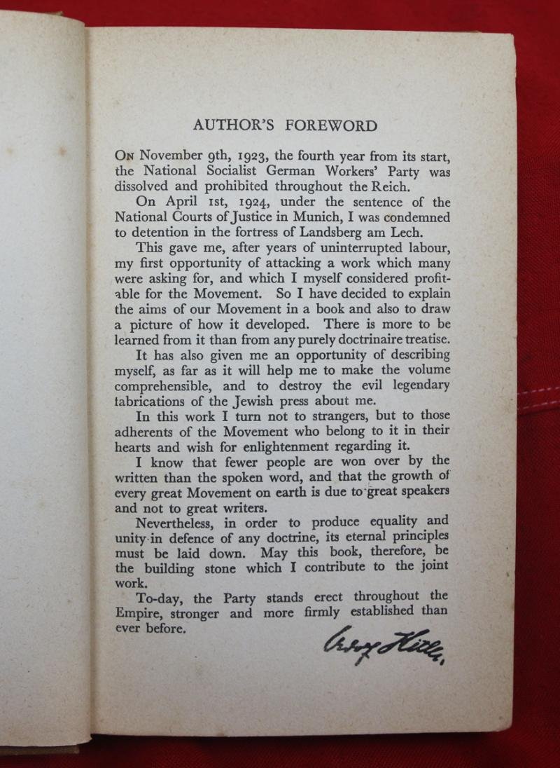 English Translation of Mein Kampf by A. Hitler, My Struggle. Published by Hurst and Blackett. 1938, The Year Hitler Was Named Time Magazine's 'Man of the Year' — image 4