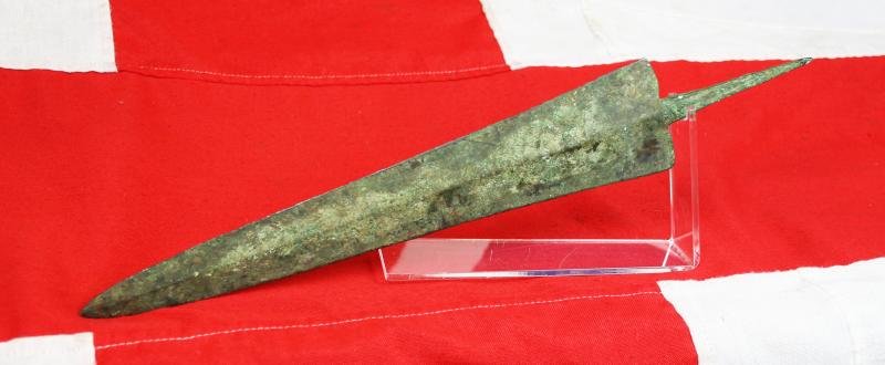A Beautiful Bronze Age Short Sword From the Time Of the Siege of Troy & Used Into The Following Centuries During The Greco Persian Wars and The Spartans at Thermopylae — image 2