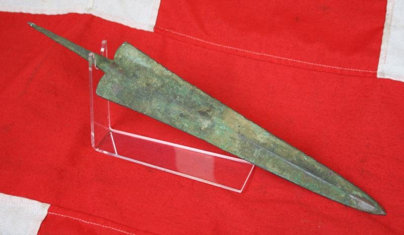 A Beautiful Bronze Age Short Sword From the Time Of the Siege of Troy & Used Into The Following Centuries During The Greco Persian Wars and The Spartans at Thermopylae — image 3