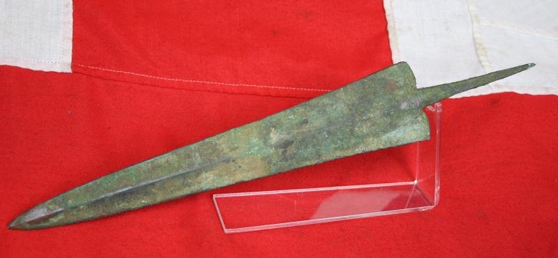 A Beautiful Bronze Age Short Sword From the Time Of the Siege of Troy & Used Into The Following Centuries During The Greco Persian Wars and The Spartans at Thermopylae — image 5
