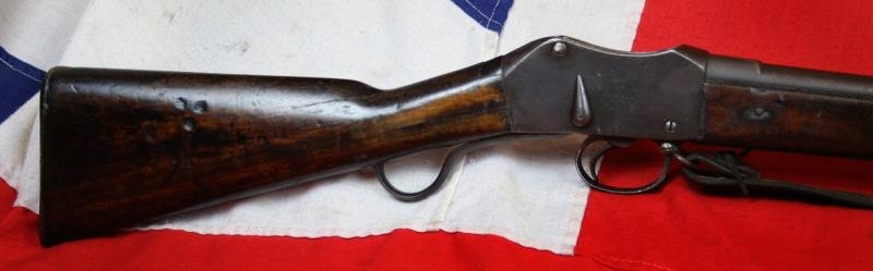 Original Antique MK I - II Short Lever Martini Henry Rifle, Dated 1875, By Enfield, Early Model Long Cocking Indicator, With Original Victorian Leather Sling. Rare Brass Muzzle Dust Cover & In Fabulous Condition. One Of Only 1400 Early MK1 Models Made — image 5