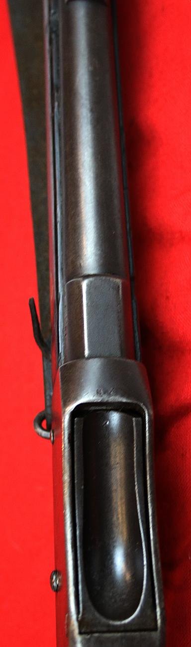 Original Antique MK I - II Short Lever Martini Henry Rifle, Dated 1875, By Enfield, Early Model Long Cocking Indicator, With Original Victorian Leather Sling. Rare Brass Muzzle Dust Cover & In Fabulous Condition. One Of Only 1400 Early MK1 Models Made — image 6