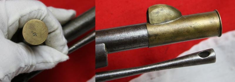 Original Antique MK I - II Short Lever Martini Henry Rifle, Dated 1875, By Enfield, Early Model Long Cocking Indicator, With Original Victorian Leather Sling. Rare Brass Muzzle Dust Cover & In Fabulous Condition. One Of Only 1400 Early MK1 Models Made — image 7