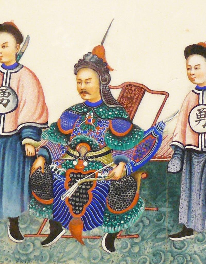 A Most Scarce Antique Ching Dynasty Chinese Shuāngjiàn (雙劍). A Twin-Sword Jian, Late 18th Early 19th century. Near Identical to Admiral Sir James Hanway Plumbridge's Sword in the National Maritime Museum Collection. And The Metropolitan In New york — image 8